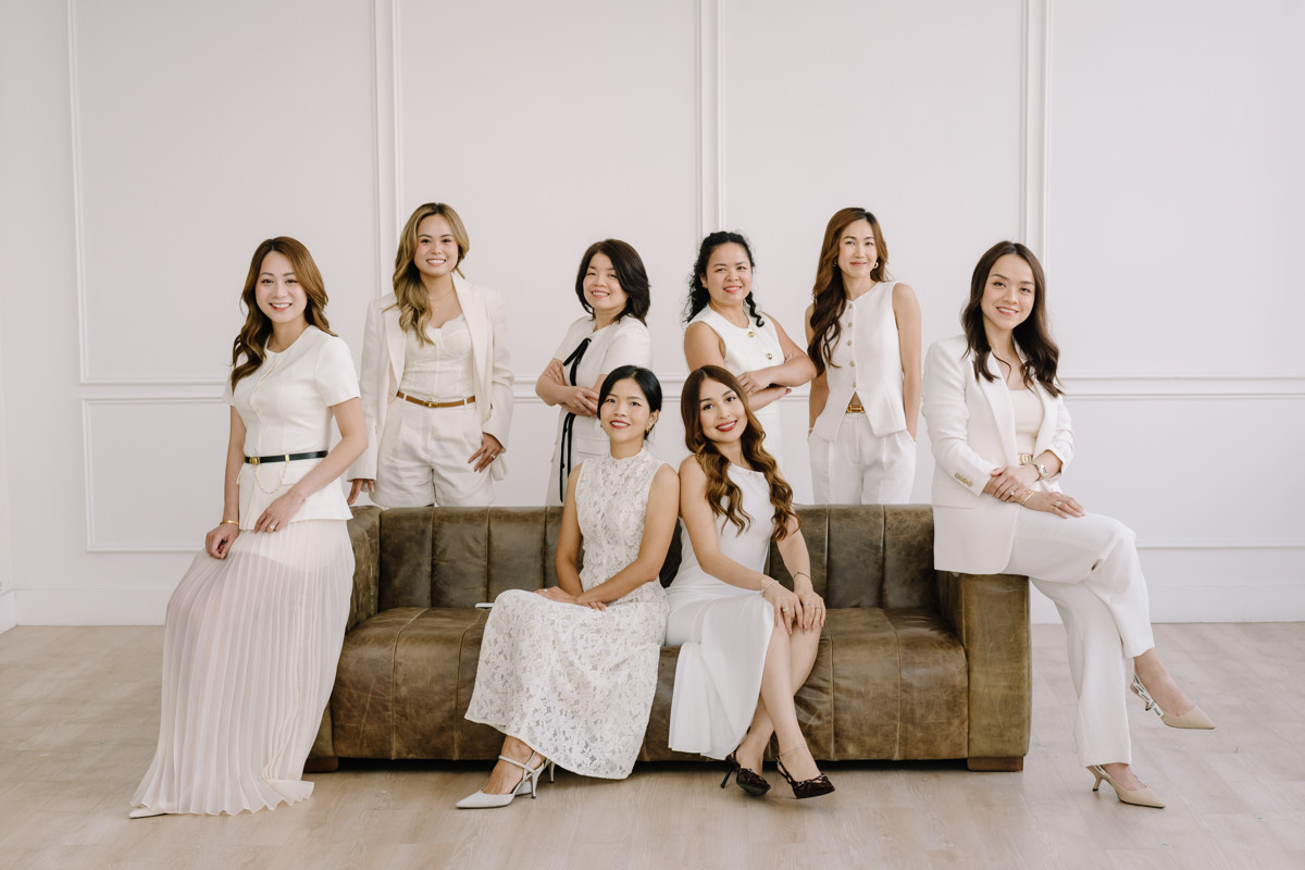 Houston realtor headshot branding team photos group portraits