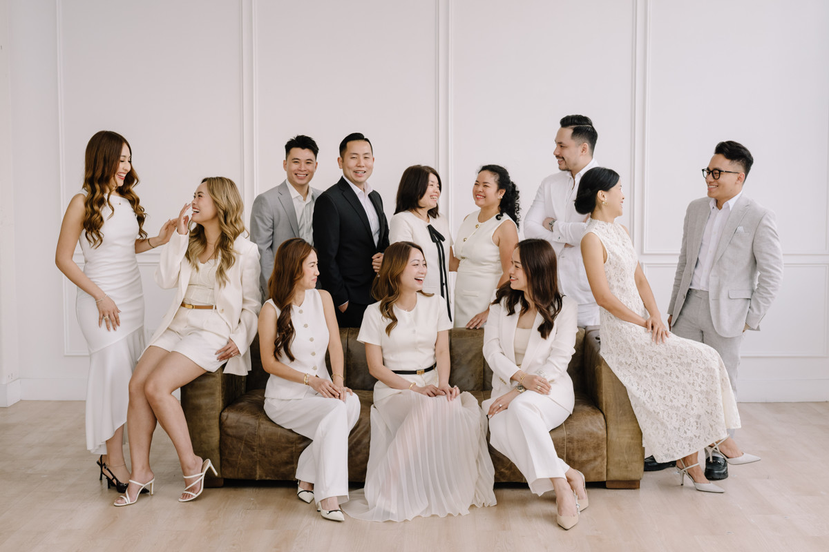 Houston realtor headshot branding team photos group portraits